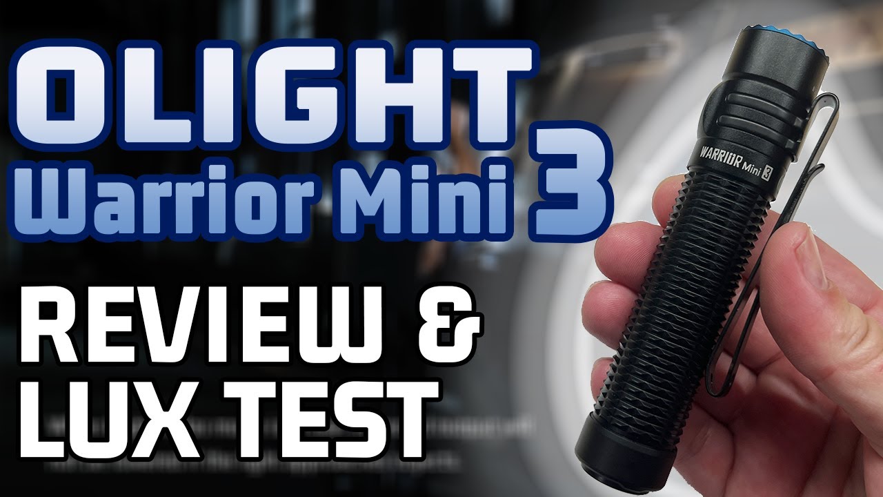 Olight Warrior Mini 3 with NEW Proximity Sensor! - Review and Test