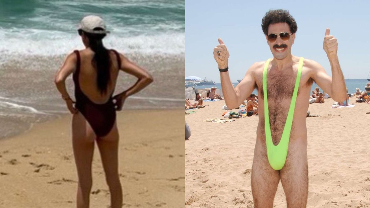 Meghan Markle's swimsuit photo sparks Borat comparisons