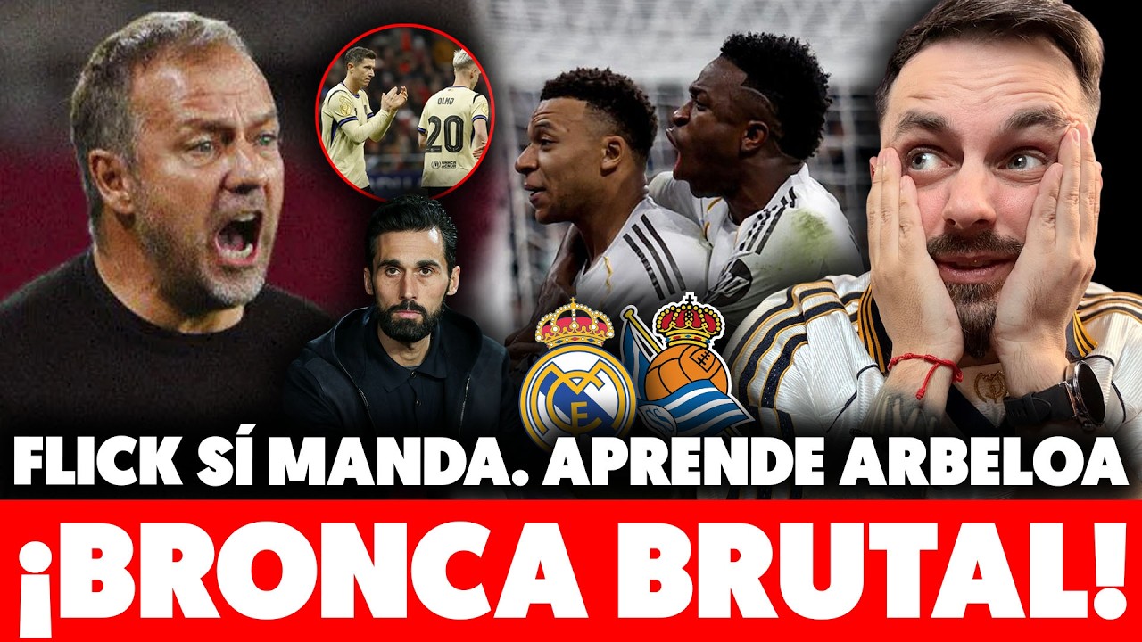 💥¡¡SE FILTRA la BRONCA de FLICK a los JUGADORES!! ARBELOA, COGE EJEMPLO · EL MADRID NO PUEDE FALLAR