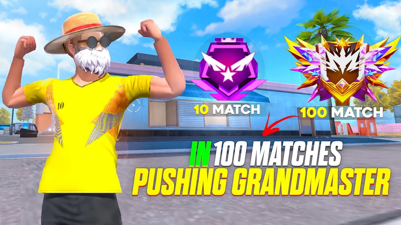 100 Matches for Grandmaster in 5 Hour - MONU KING