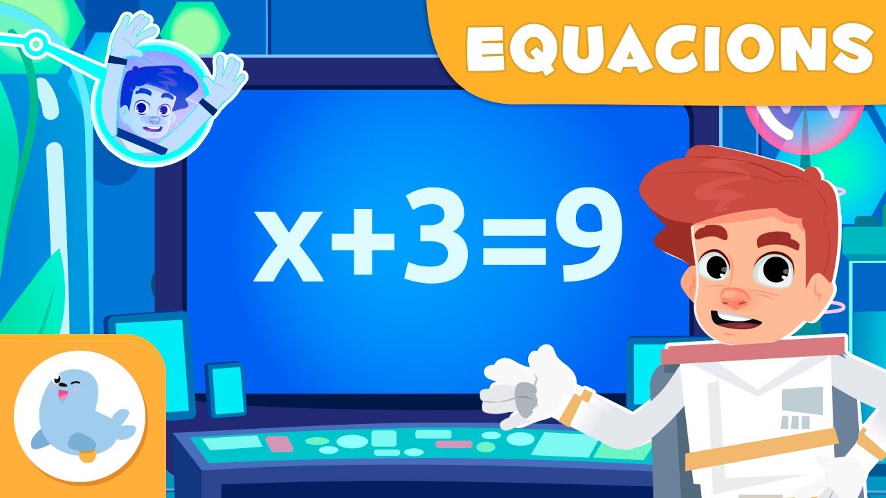 EQUACIONS per a nens 🚀 Equacions amb sumes i restes 🪐 Matemàtiques per a nens