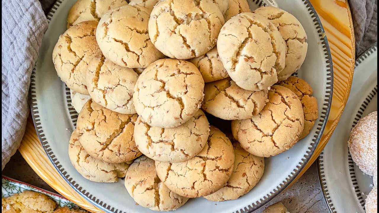 ghoriba bahla g&acirc;teau marocain facile et 100% r&eacute;ussie غريبة بهلة سهلة مع سر التشقق