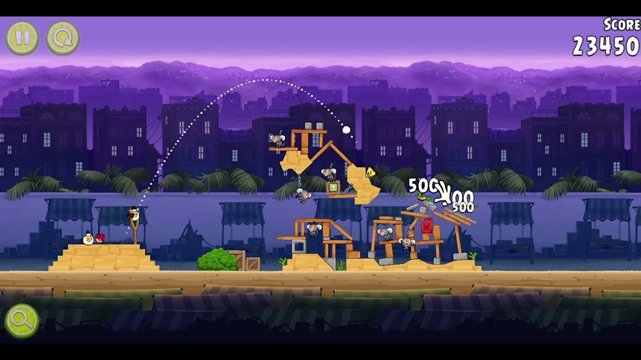 Angry Birds Seasons Market Mayhem Gameplay
