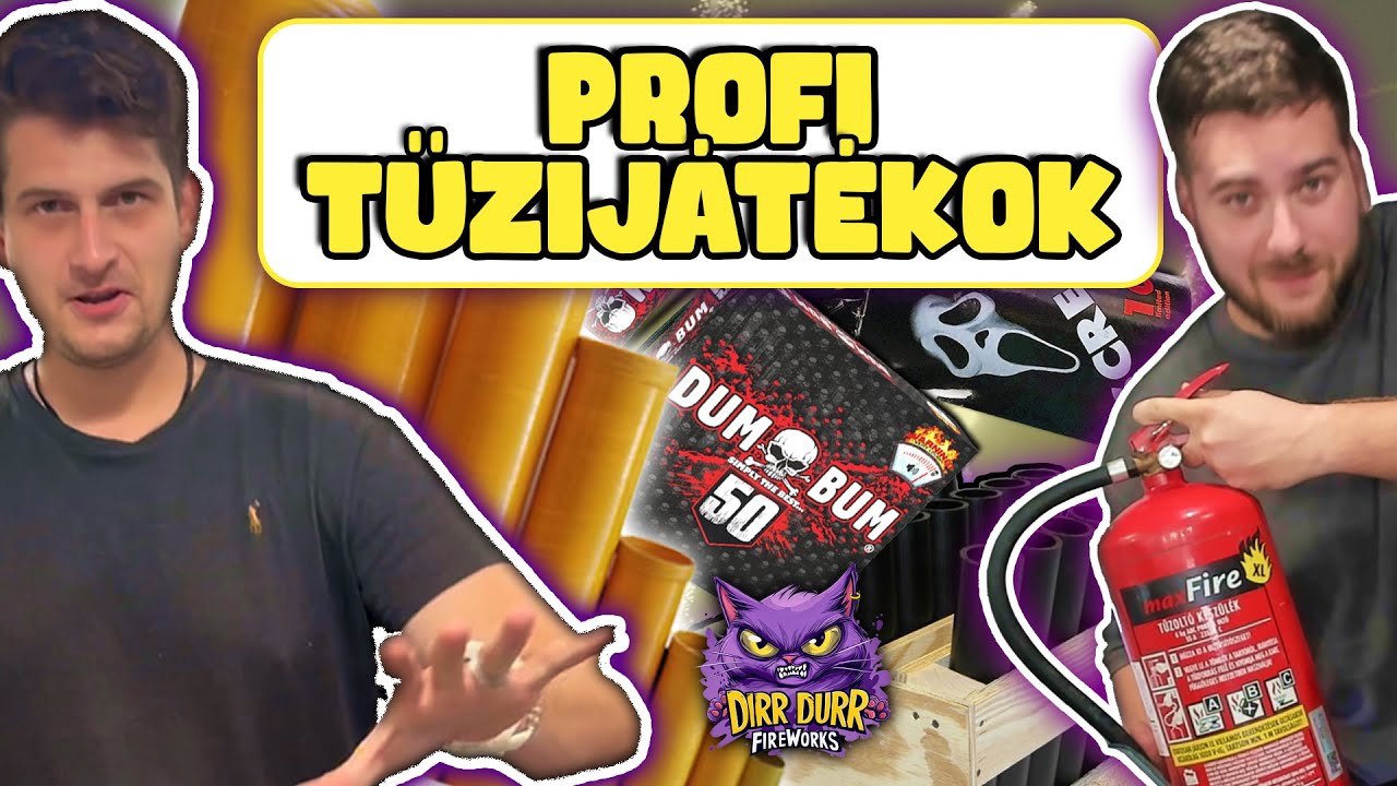Profi Tűzijátékokat Teszteltünk! 🤯🎆