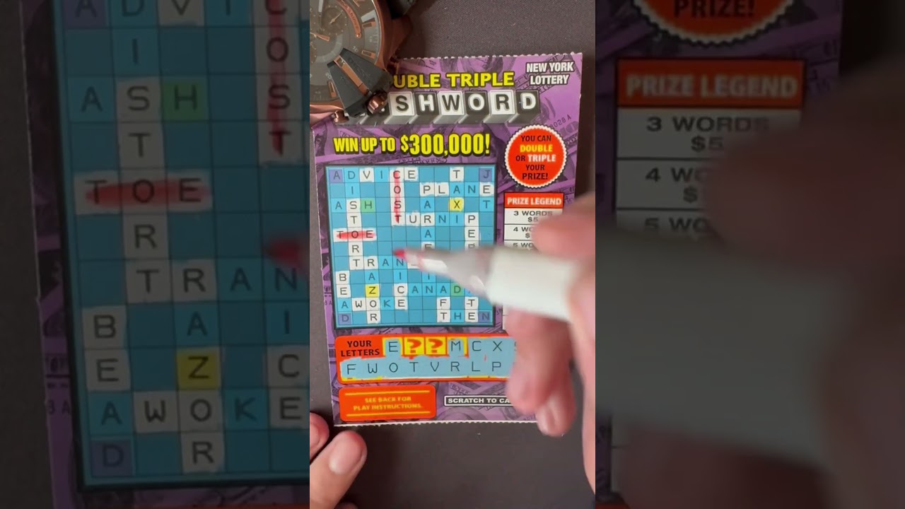 Double Triple Cashword scratch off ticket #scratchoff #lotteryticket #scratchoffticket #ny #usa