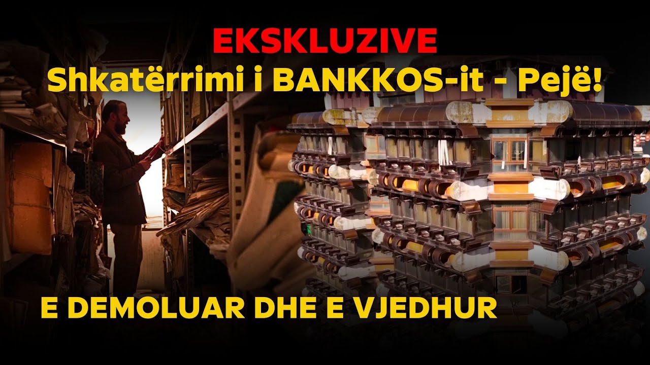 Pamje EKSKLUZIVE nga BANKKOS-i i shkatërruar në Pejë, tmerri që nuk shihet