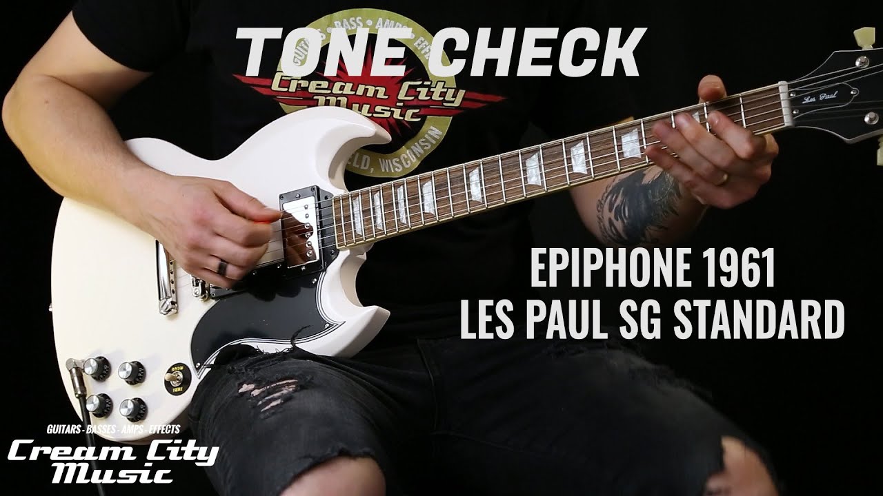 TONE CHECK: Epiphone 1961 Les Paul SG Standard Demo
