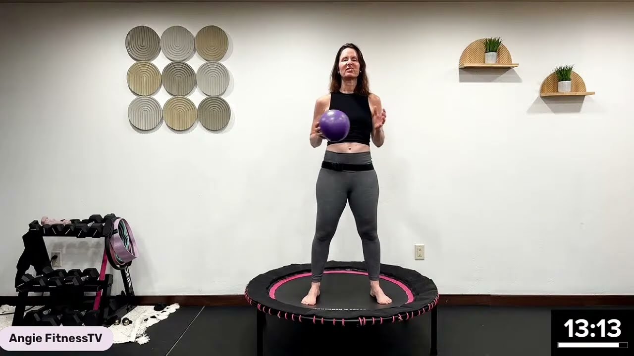 Rebounding for Core & Pelvic Floor Strength | Gentle Health Bounce Workout Day 3