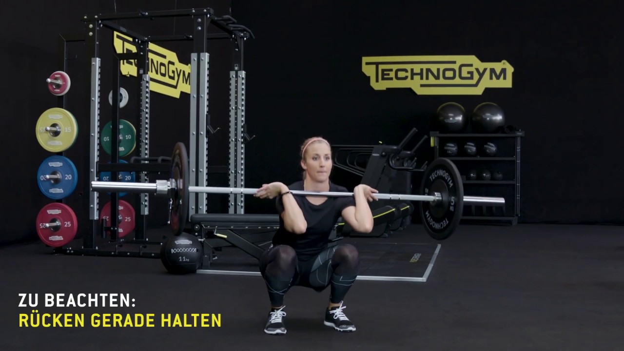 Front Squats mit Eva-Maria Brem