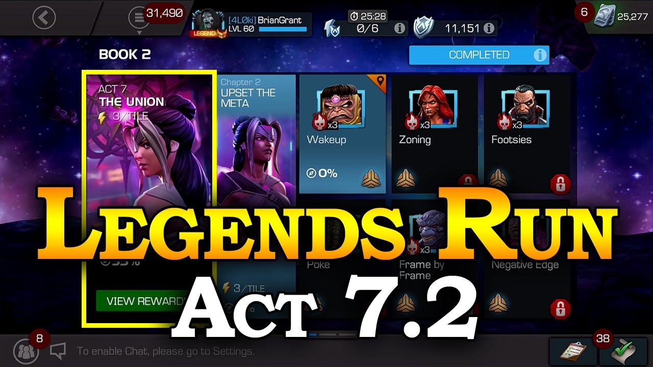 Act 7.2 Legends Run | Marvel Contest of Champions