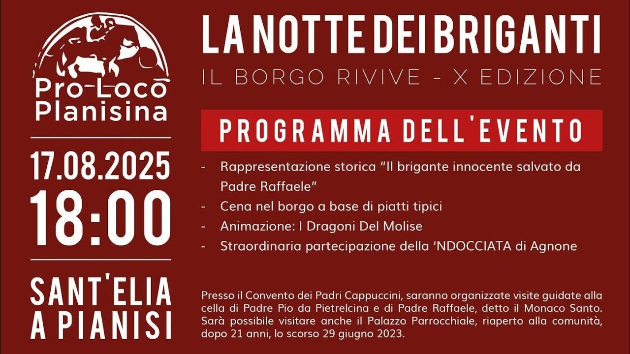 Sant'Elia a Pianisi - X edizione de 