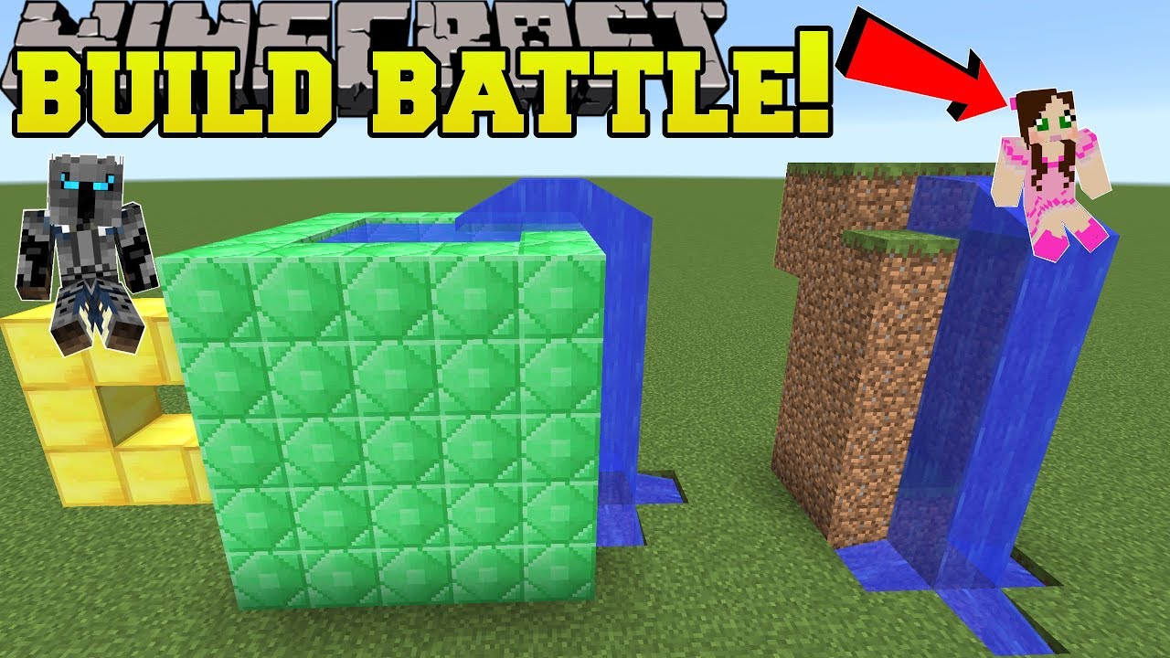Minecraft: BUILD BATTLE!!! - OPPOSITE CHALLENGE! - Mini-Game