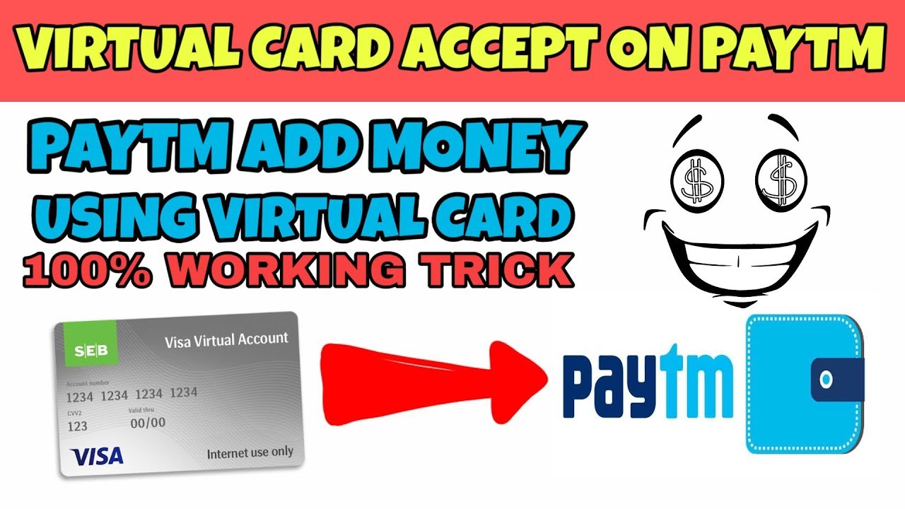 How to add money on paytm using virtual card || 100% working trick || Free ka maal