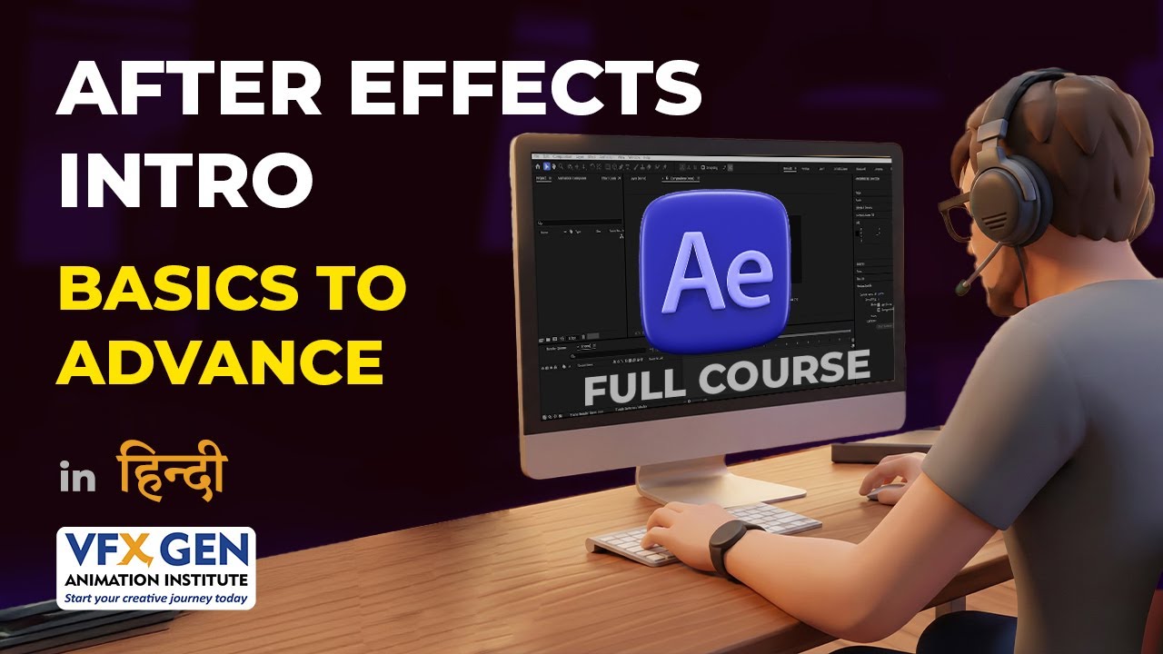 After Effects Sikhe Hindi Mein Full Course | Beginner to Pro Motion Graphics Tutorial #aftereffects