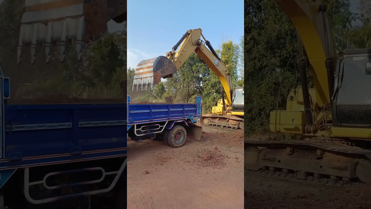 ขุดบ่อหลังบ้าน @Excavator แอ๊ดหมื่นล้าน #Excavator #Trackhoe #technology #CreatorDigital 