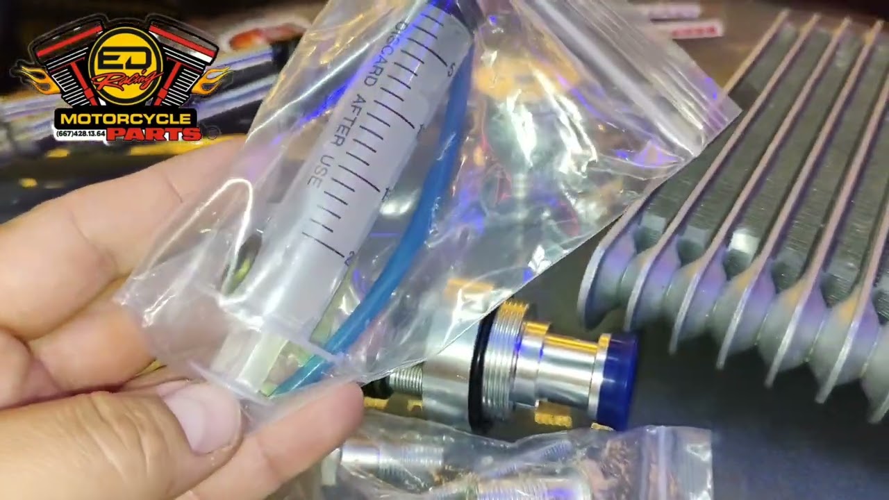 LES MOSTRAMOS EL KIT DE ENFRIAMIENTO DE ACEITE PARA MOTOS ED RACING MOTORCYCLE