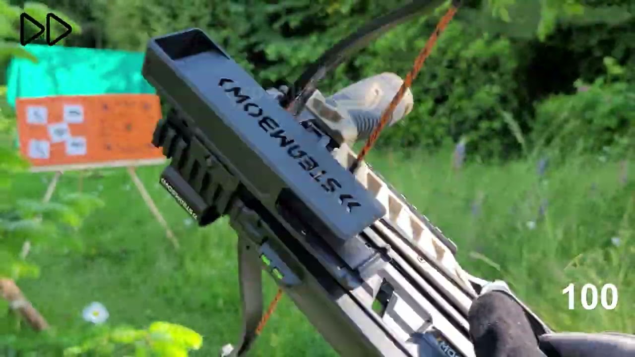 Steambow AR6 Stinger 2 Extremtest Wie lange hält die Sehne aus? 55lbs Teil 1