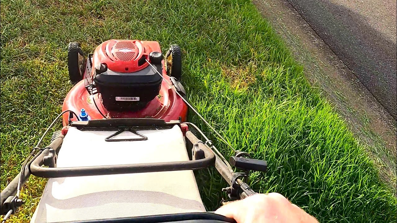 POV Lawn Mowing - First Cut of 2026! This Lawn Is a Disaster… Can I Save It?
