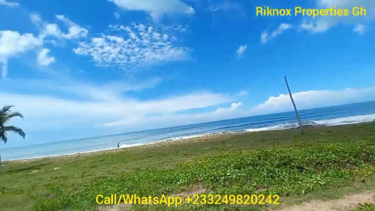 Most Beautiful And Clean Beach Front Land Forsale In Elmina - Cape Coast Ghana 🇬🇭