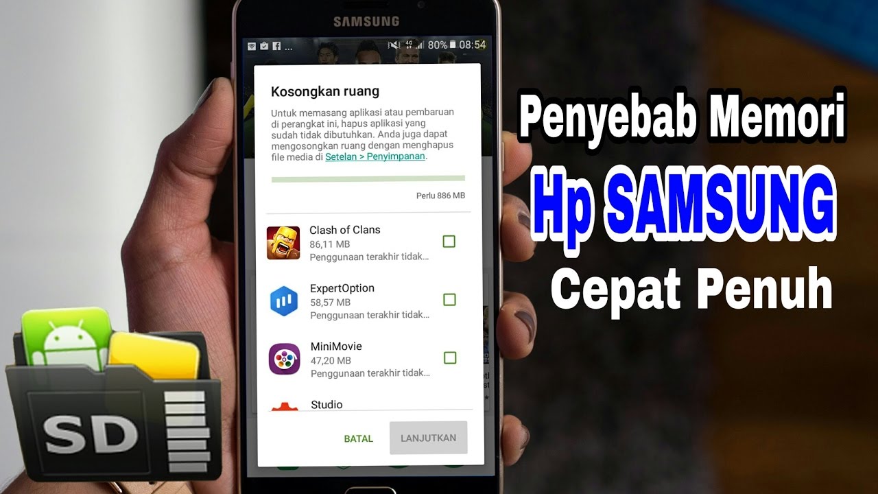 5 Penyebab Memori Hp Samsung Cepat Penuh