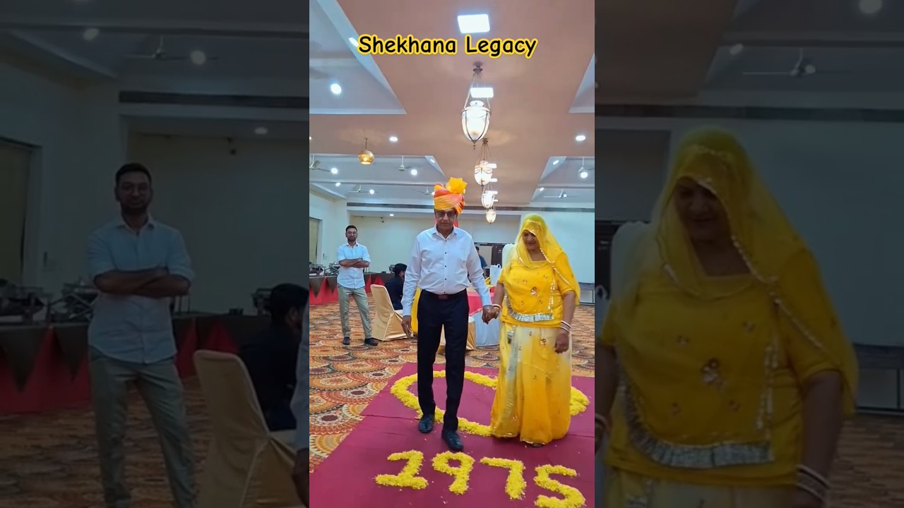 50th Anniversary Celebration✨️ #shekhanalegacy #mummypapa #family #anniversarycelebration #viral