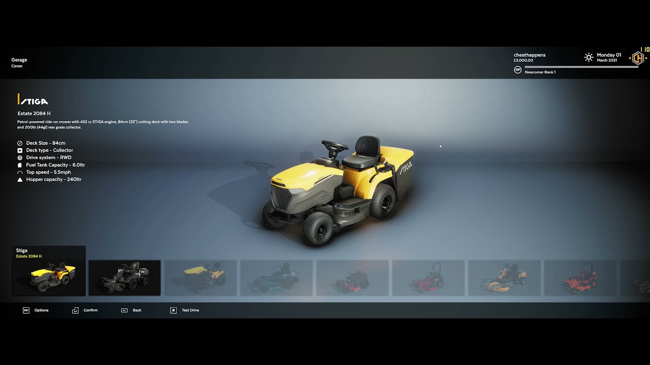 Lawn Mowing Simulator Trainer Cheats