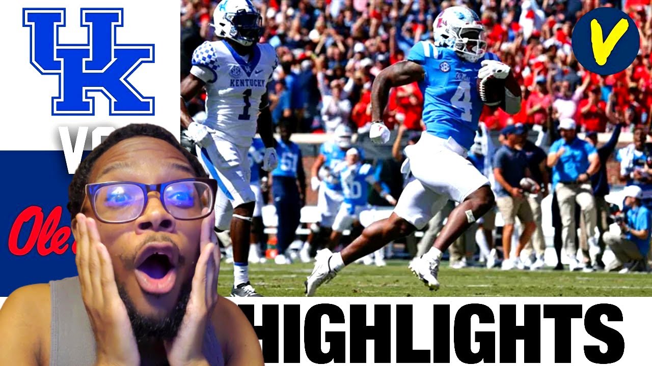 Kentucky vs Ole Miss College Football Highlights Reaction