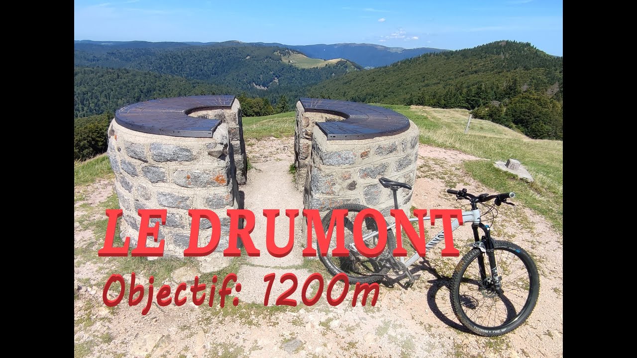 VTT   : Le Drumont 1200 mètres. MTB Le Grand Canyon 8 vs Les Vosges