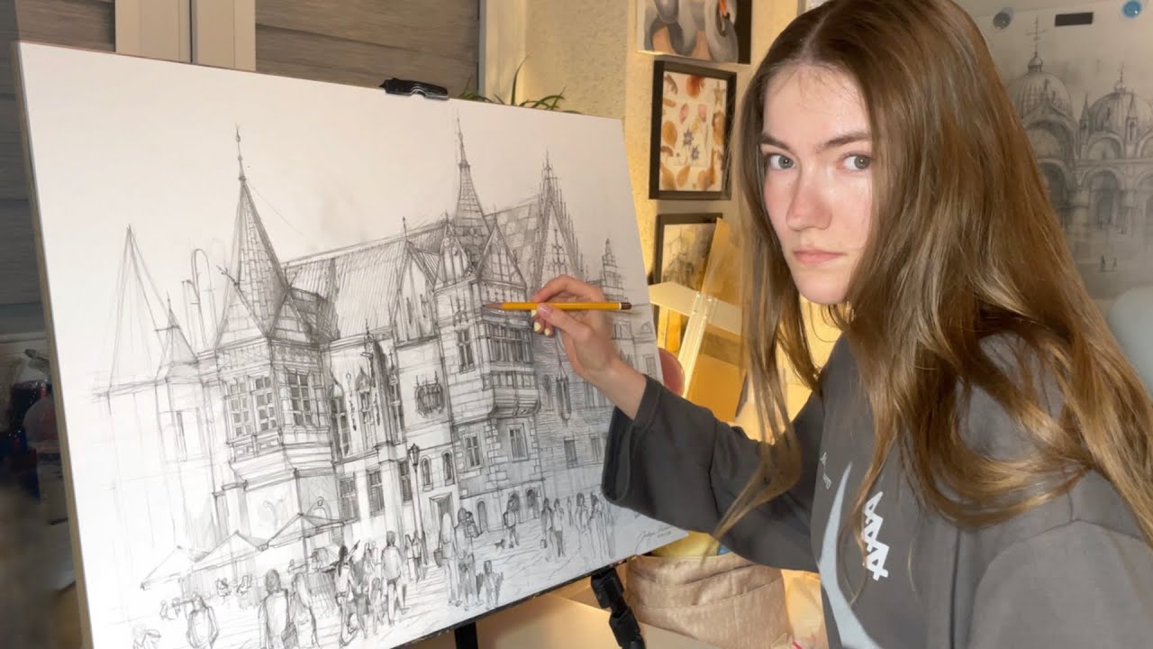 Ratusz Wrocław SPEED DRAWING