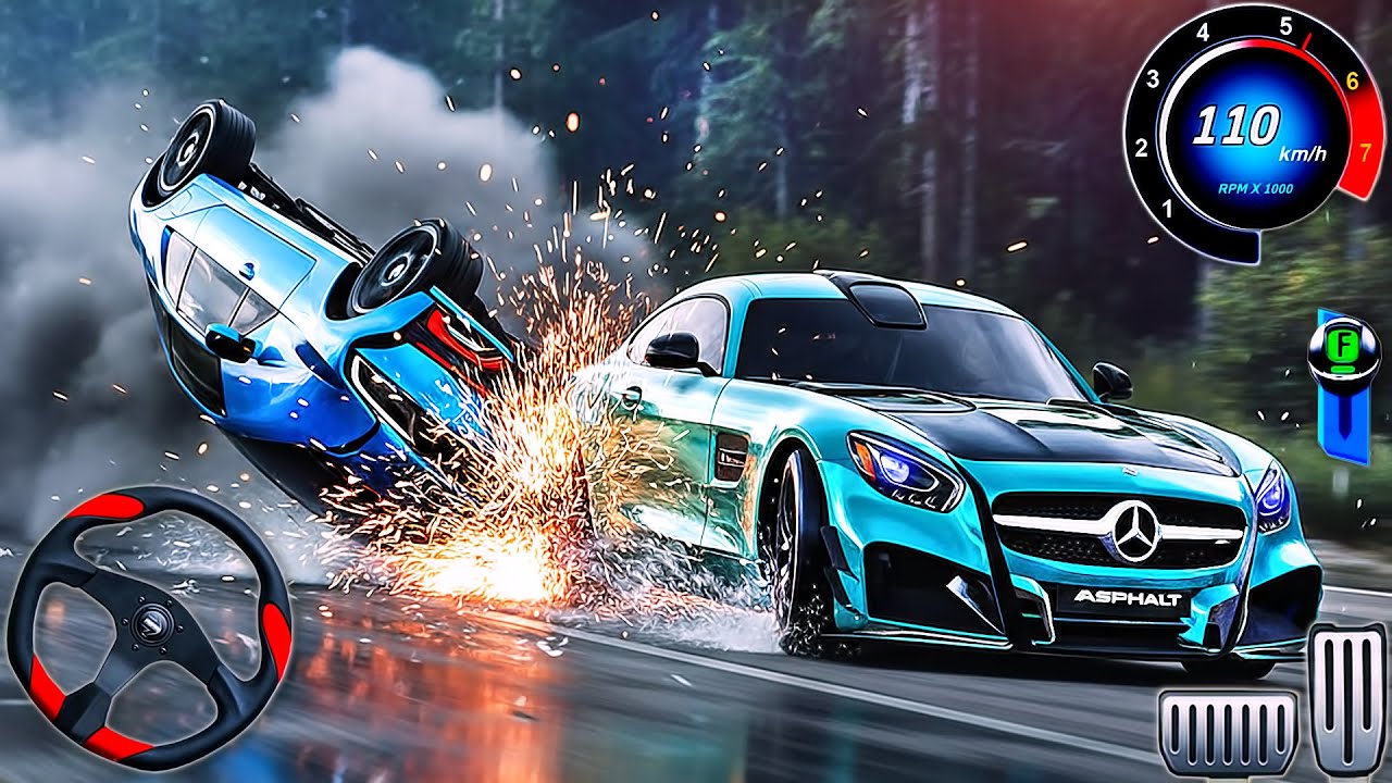 Asphalt 9 Legends Unite Simulator - Extreme Mercedes AMG GT Sport Car Racing - Android GamePlay #37