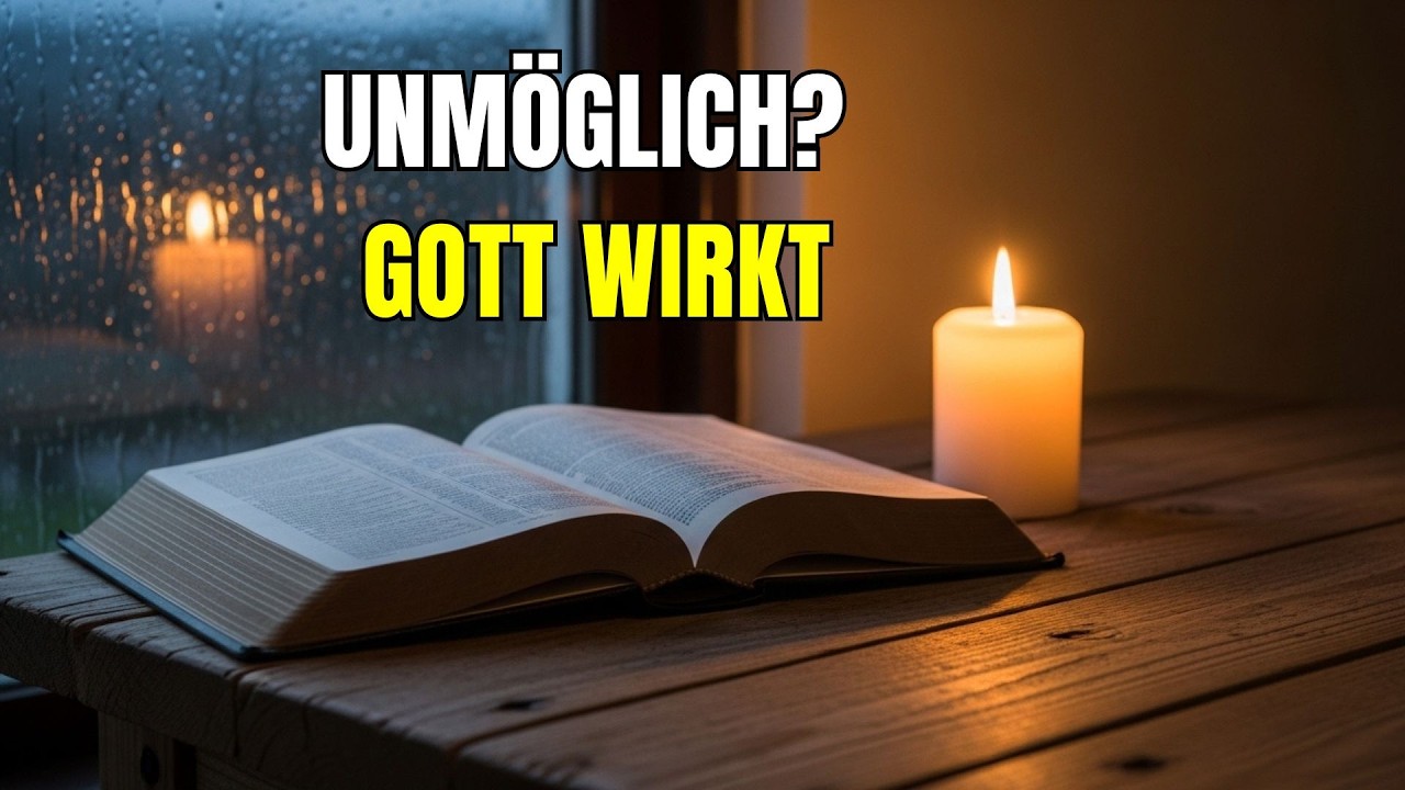 In Gottes Händen Beginnt Sich Das, Was Unmöglich Schien, Zu Verändern