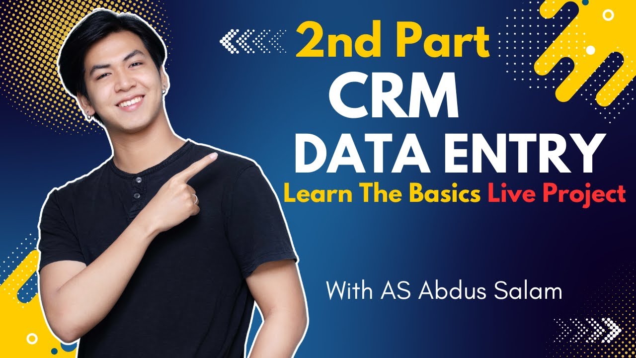 CRM Data Entry Live Project | How To Do CRM Data Entry Job | CRM Data entry part 2