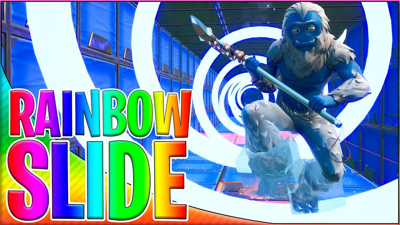 RAINBOW SLIDE MAP! | Dansk Fortnite