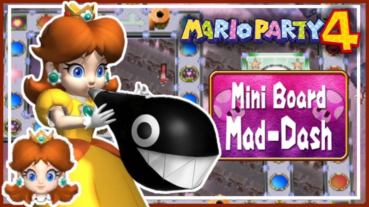 ✿ Mario Party 4 - Mini Board Mad Dash | Daisy Gameplay ✿