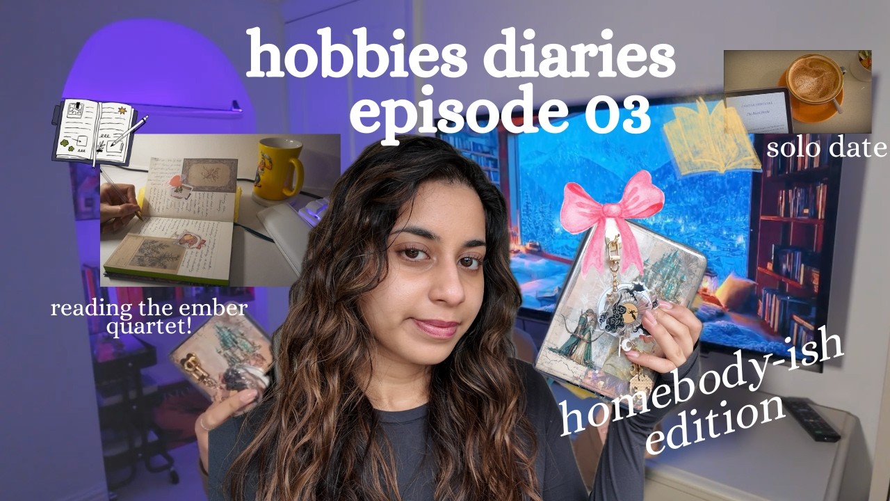 jan journalling, finishing the ember quartet + solo date☕️ | hobby diaries ofc :)