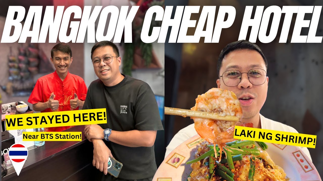 Cheap Hotel in BANGKOK THAILAND ! TRAVEL VLOG 2024 Hotel Recommendation Near BTS Pad Thai Experience