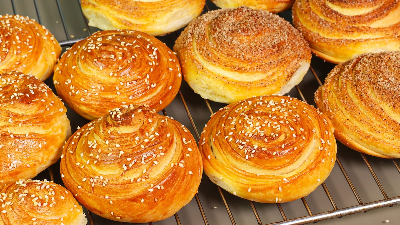 Этому трюку меня научил француз! Как приготовить вкуснейшие булочки-улитки быстро и легко!