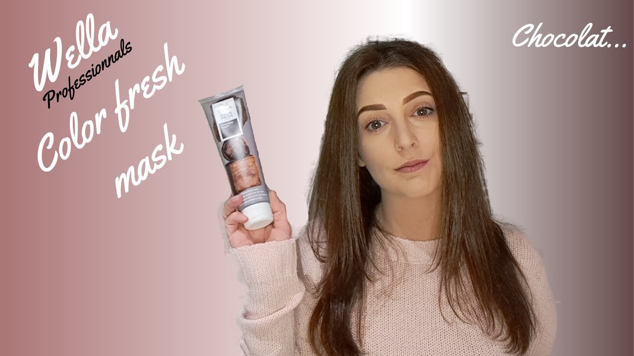 Je test le color fresh mask de chez wella ( chocolat )