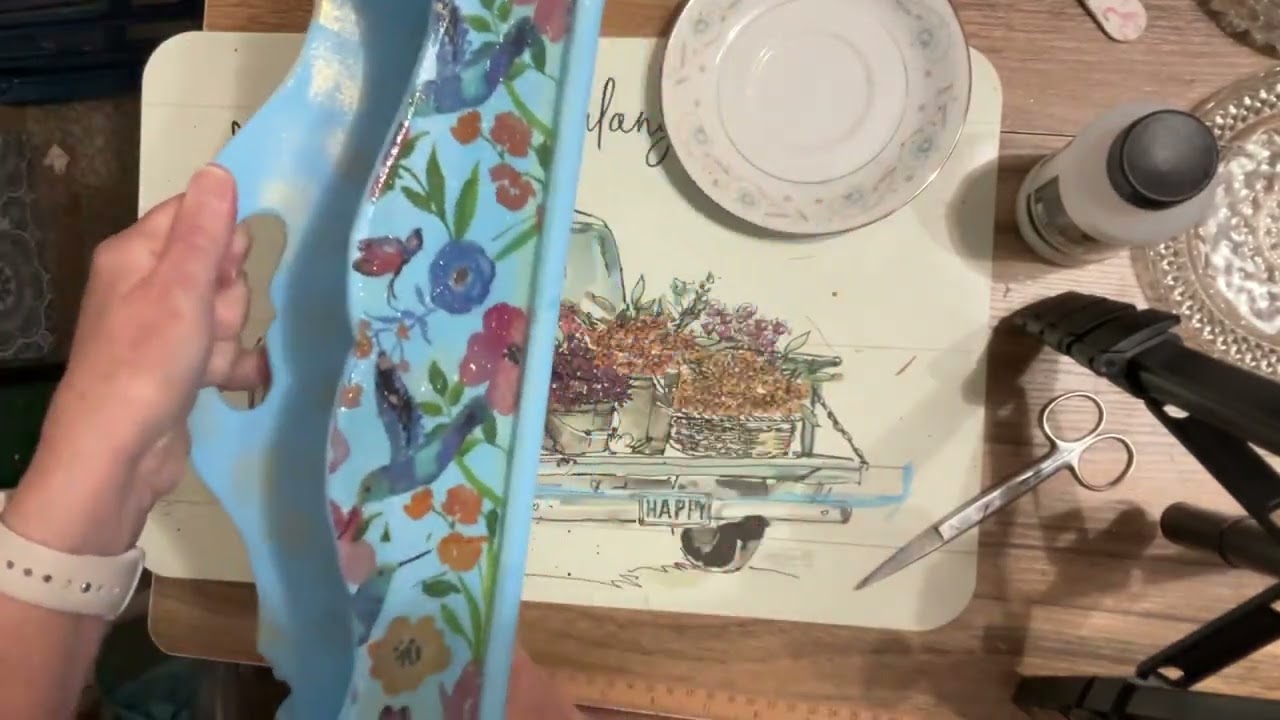 Decoupaged Carry-All