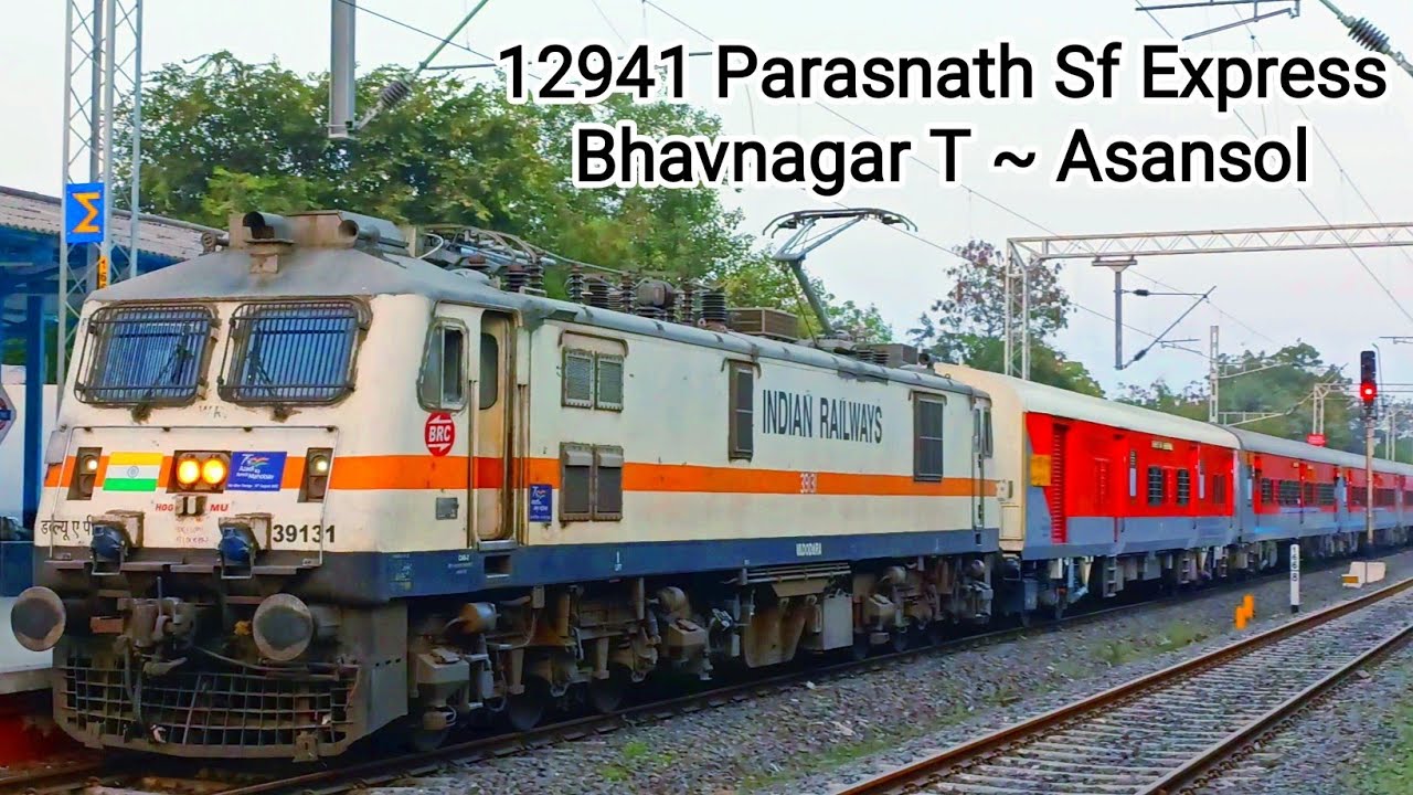 Bhavnagar - Asansol पारसनाथ एक्सप्रेस (12941) skipping Bhavnagar Para. #parasnath #vlog #viral