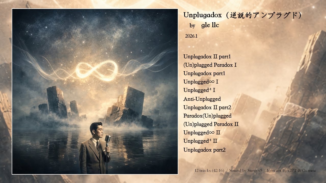 gle llc - Unplugadox（逆説的アンプラグド）　***AI MUSIC ALBUM