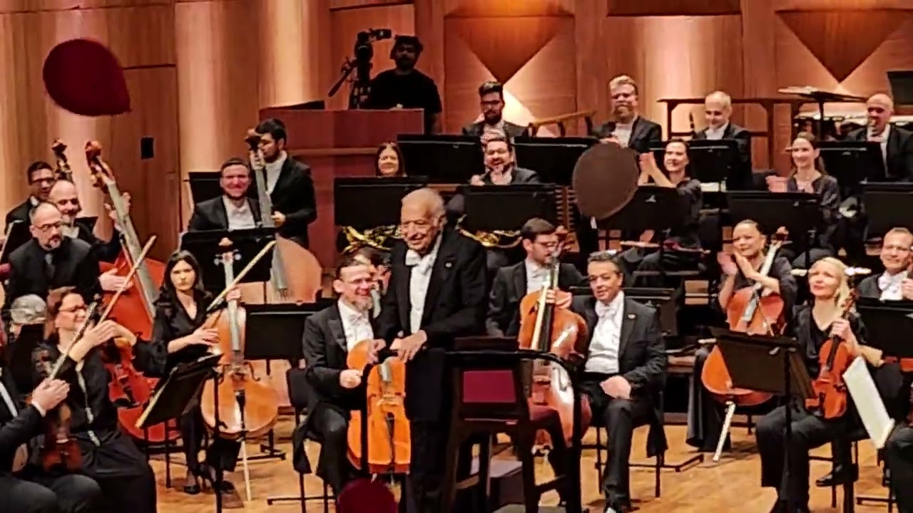 Happy birthday Maestro Mehta! Surprise performance by the Belgrade Philharmonic