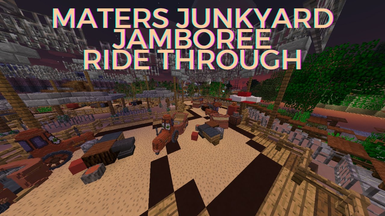 MCParks Minecraft - Maters Junkyard Jamboree at Disneyland!