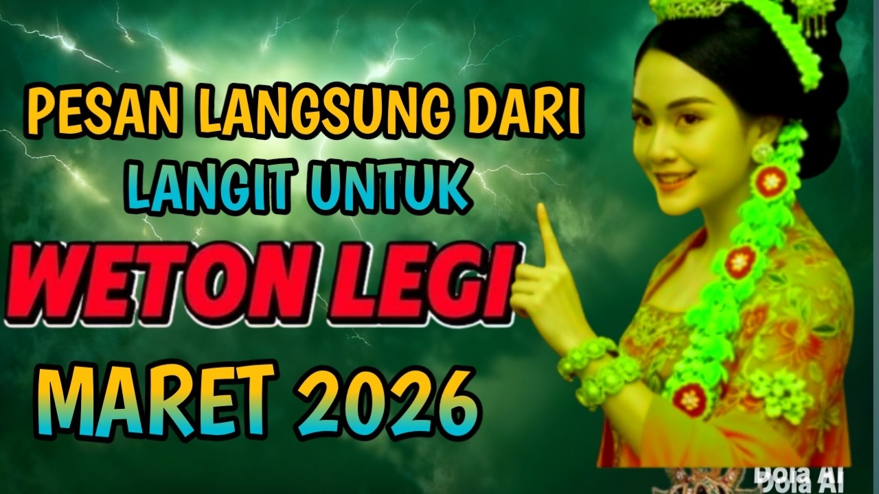 Pesan dari langit untuk weton legi di bulan Maret 2026