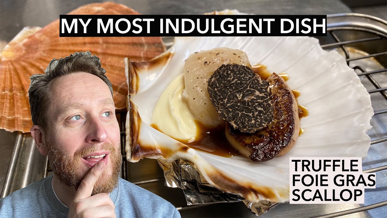 Can it get anymore French? Scallops, Foie Gras & Truffle fr Greg Marchand's Frenchie | John Quilter
