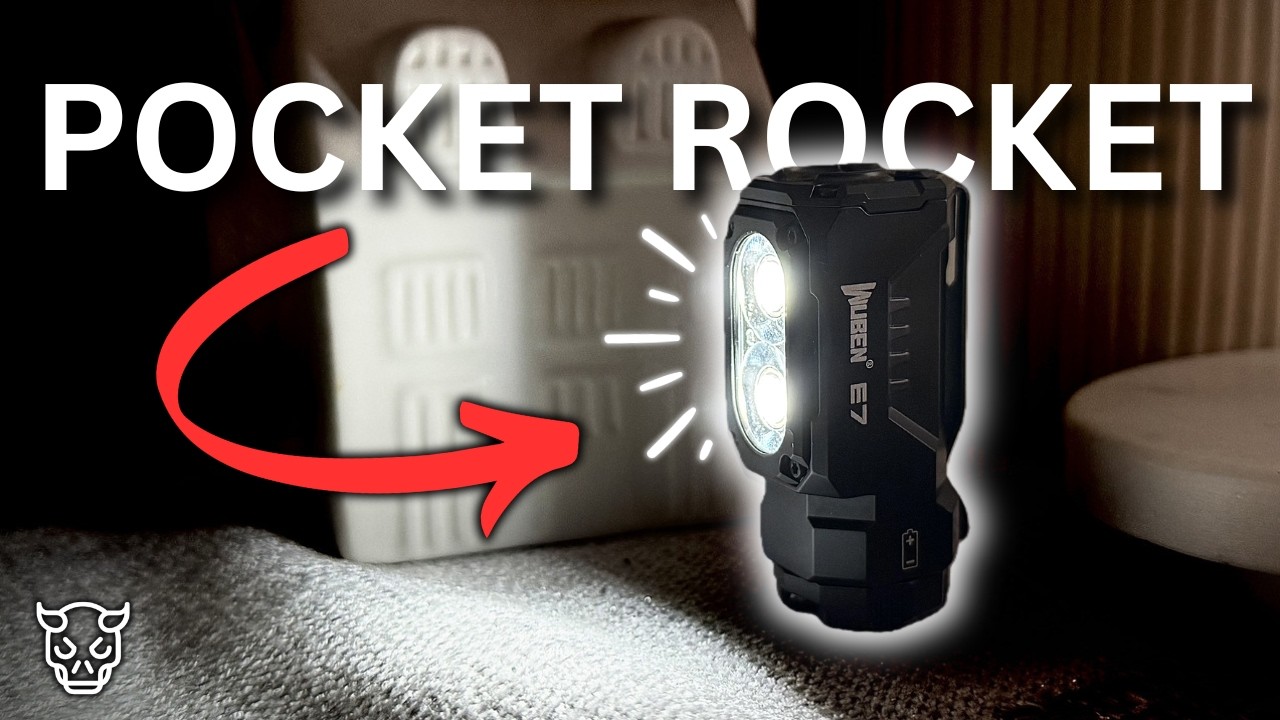 This Tiny Flashlight is WAY Too Bright!