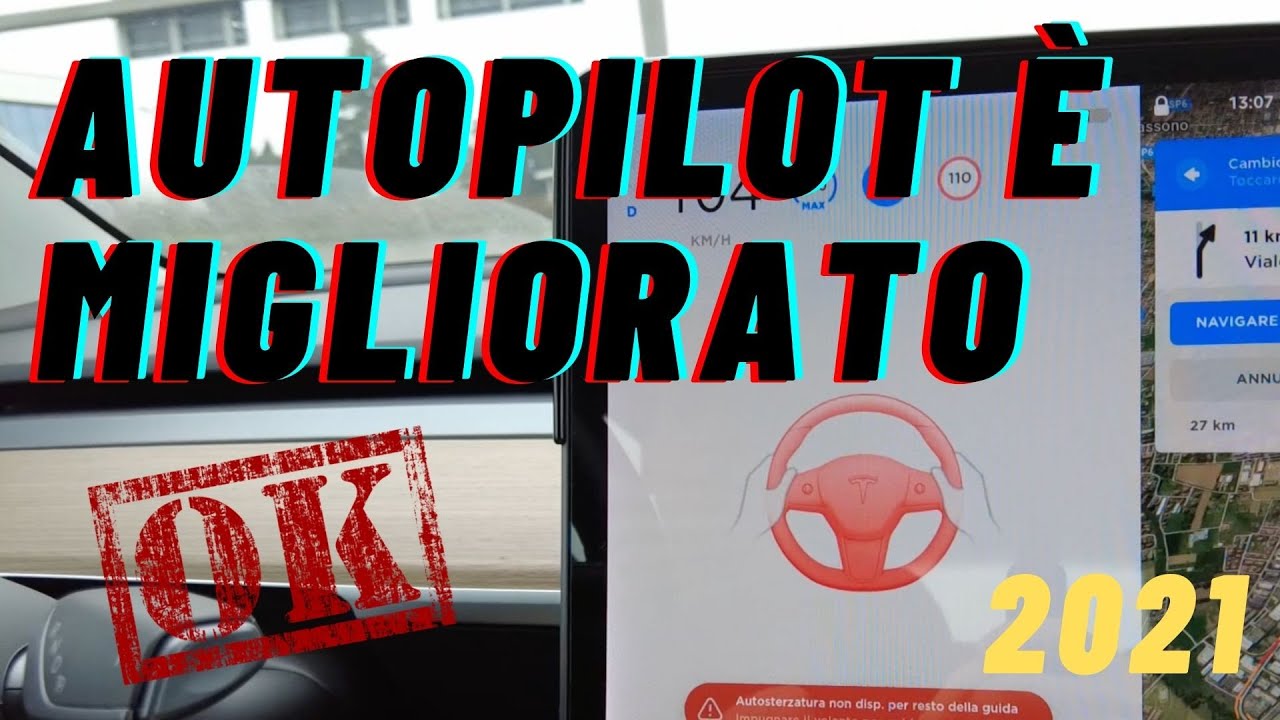 TESLA AUTOPILOT sarà migliorato?? | Guida meglio di me!!!