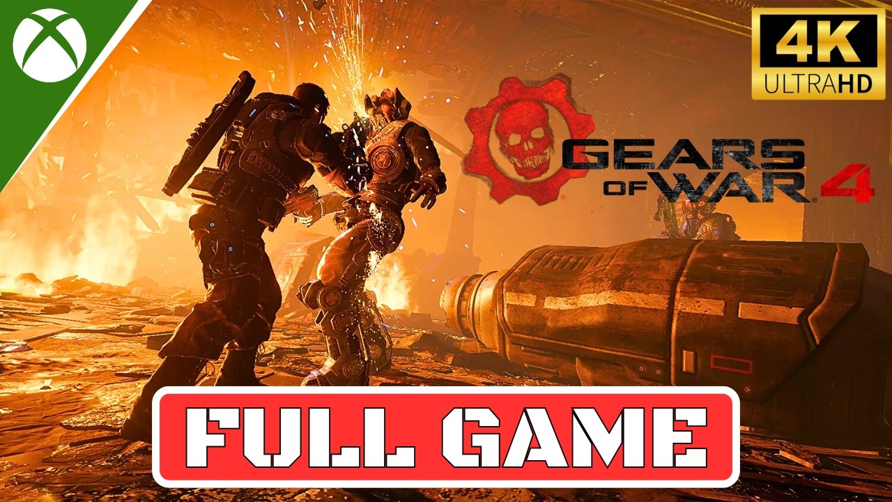 GEARS OF WAR 4 Gameplay Walkthrough FULL GAME [4K 60FPS, No Commentary]