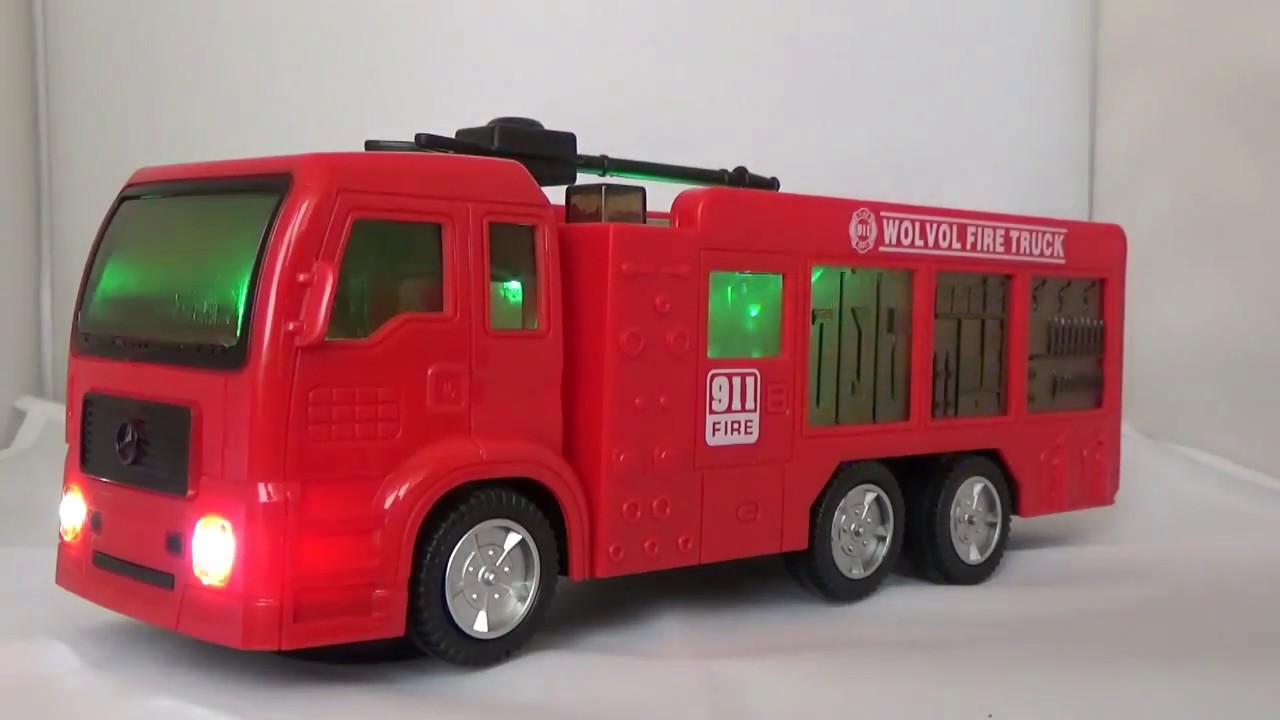 WolVol Electric Fire Truck Toy