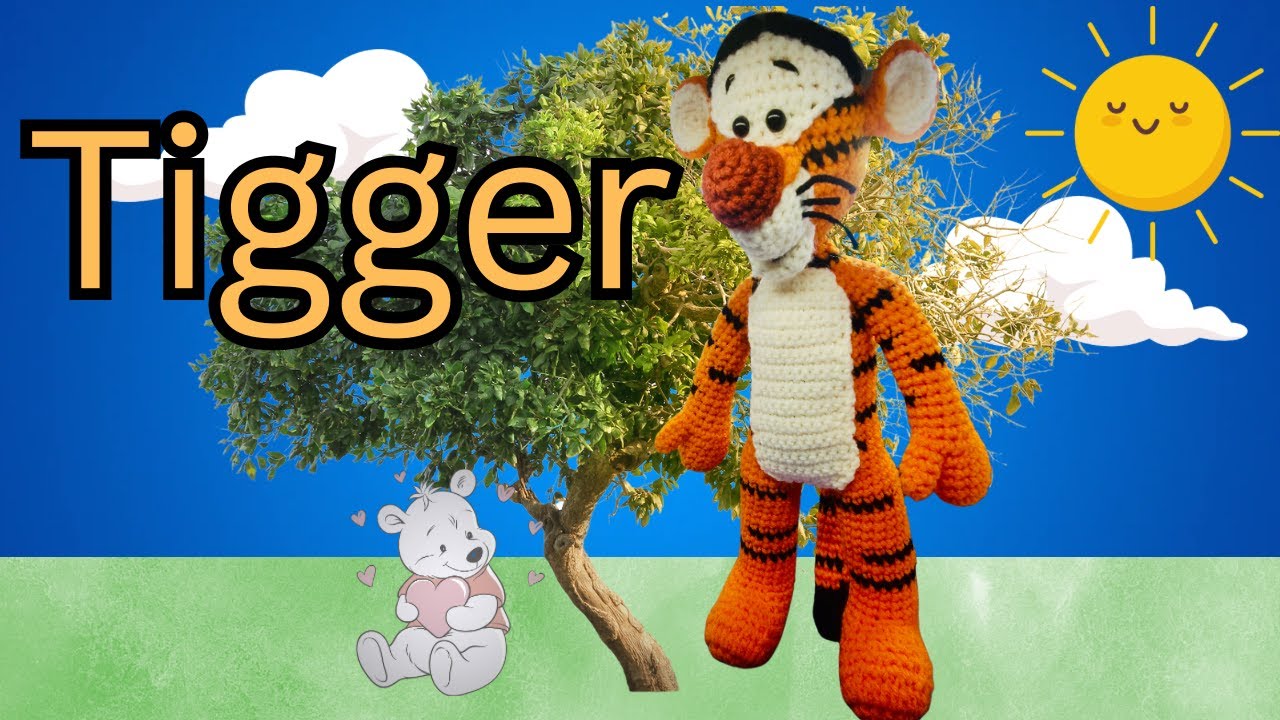 Cute And Cuddly Crocheted Tigger - Perfect For Disney Fans!
